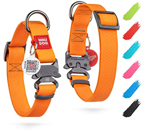 Halsband Hund Wasserfest Verstellbares Hundehalsband Große Hunde - Hundehalsband Mittelgroße Hunde Hundehalsband Kleine Hunde Halsbänder & Welpen Halsband - Digitale Hundemarke