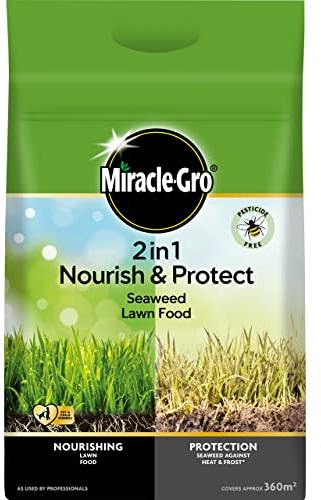 Miracle-Gro Nourish and Protect Seaweed Lawn Food, 360 m2