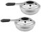 Bruciatore per alcol – Bruciatore per fonduta in acciaio inox – Accessorio – Fornello alcolico – Bruciatore per pasta combustibile alcolica – Mini bruciatore per formaggio al cioccolato, per