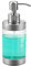 iYInJuan Seifenspender 304 Edelstahl-Flasche und Acryl mit Pumpe Duschgel Handseife Lotions Flüssigseifen Spender für Badezimmer Küchenspüle Büro Hotel Rostfrei und Auslaufsicher (350ml Gebürstet)