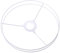 OSALADI 2 Satz Lampenschirm Ring Drahtring Lampenschirm Halterahmen Gestell Rund Metall Draht zum Basteln von Lampenschirmen für Tischlampe Stehlampe Lampenfassung Wohnzimmer Schlafzimmer 30CM