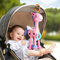 TUMAMA Hängende Rassel Kinderwagen Spielzeug für Babys 0 3 4 5 6 9 12 Monate, hängende Spielzeug für Bett, Autositz, Babyschale Plüschtier mit Windspiel für neugeborenes Mädchen Junge