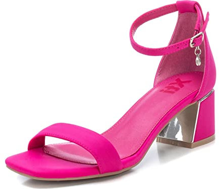 XTI - Sandalia Mujer Fucsia - Calzado Cómodo y Versátil - Moda casual - Modelo 14093701 (Talla 38)