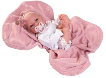 Antonio Juan Muñecas Nouveau-né Baby Tonette posturites avec Couverture