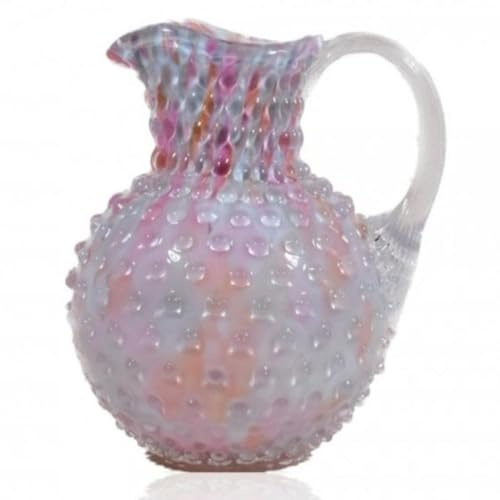 Anna von Lipa Paris Hobnail Confetti Jug Peach Melba