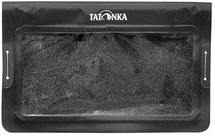 Tatonka WP Dry Bag Wide - Wasserdichter Flachbeutel im Querformat - Mit Sichtfenster zum Bedienen von Touchdisplays - Wasserfest nach IPX7 Standard - 14 x 22 cm