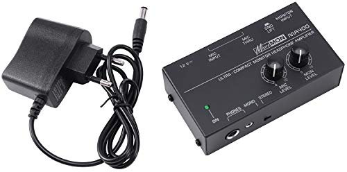BLASHRD Ma400 KopfhöRer VorverstäRker Mikrofon VorverstäRker KopfhöRer VorverstäRker Personal Monitor Mixer, Eu Stecker