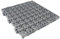 Pack 9 losetas reforzadas PVC Gris (1 m² aprox) - Para suelos de garajes, lavaderos de coches, talleres. Resiste paso de vehículos y maquinaria