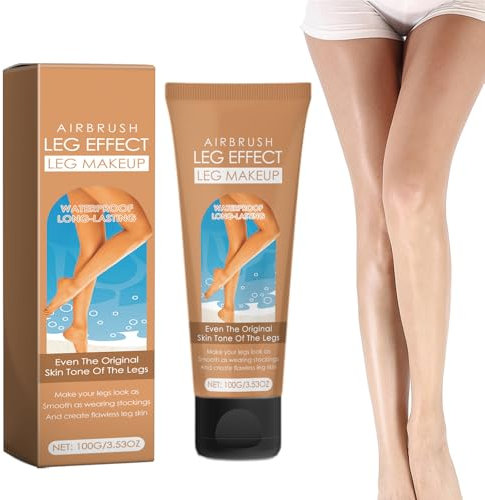 Bein Make up Wasserfest,Airbrush Leg Effect Wasserfestes Bein-Make-up für Krampfadern Feuchtigkeitsspendende Beinhaut Sonnenbaden im Freien Tattoo Abdeckung Make Up