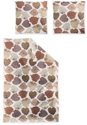 Irisette Edel-Feinbiber Bettwäsche Koala Kupfer 8533 1 Bettbezug 135 x 200 cm + 1 Kissenbezug 80 x 80 cm