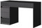 Vicco Schreibtisch Omira, Schwarz, 120 x 55 cm mit 5 Schubladen