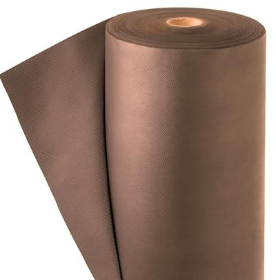 EraGreen Tessuto non tessuto per erbacce di alta qualità, 80 g/m², 1,2 m x 100 m, marrone, permeabile all'acqua e resistente ai raggi UV, colore marrone, ideale per giardino e aiuole rialzate,