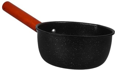 PartyKindom Cookware Set Japanese Style Snow Pan Soup Pot Non-Stick Mini Butter Warmer for Daily Use Kitchen