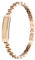 Fitness Tracker Damen Elegant Rosegold Silber Schmuck Armkette Schmal Fitness Tracker ohne Display Schrittzähler Armband Metallarmband Edelstahl Gesundheit Pulsmesser Fitnesstracker für Android IOS