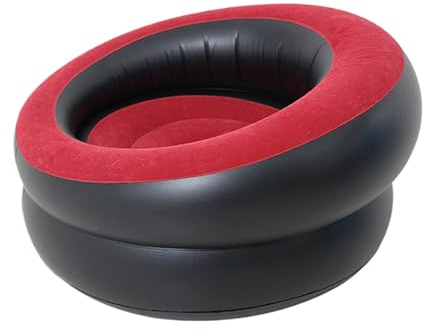 Aufblasbarer fauler Sofastuhl – Blow Up überfüllte Möbel auf dem Campingplatz, strukturierter aufblasbarer Sitz | Faules Sofa für Schlafzimmer Movie Night Garden Wohnzimmer Schlaf für den Innen- und