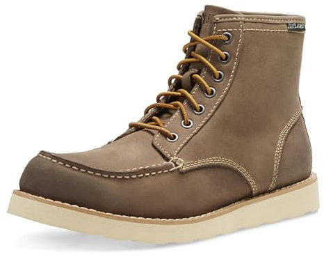 Eastland mens Lumber Lace Up Boots, Grey, 10 US