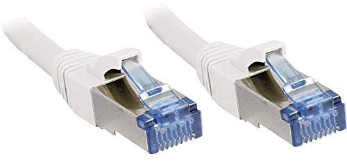 Lindy 0.5m CAT6a S/FTP LS0H Snagless Gigabit Ethernet Cable, White