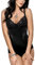 Gorsenia 184 Livia Elegante E Sensuale Body Che Scolpisce E Modella Il Corpo, Armonizzando Le Sue Linee, Nero,4C