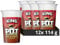 Pot Noodle King Pot Noodle Instant Vegetarian Snack quick-to-make noodles , Beef & Tomato Flavour 12x 114 g