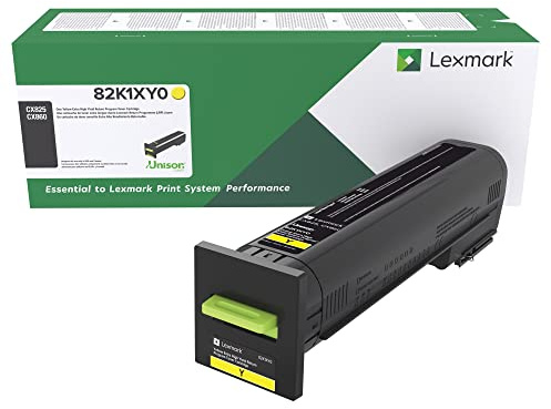 Lexmark 82K1XY0 CX825, CX860 Yellow Extra High Yield Return Program Cartridge Toner
