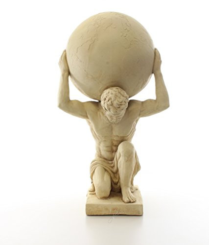 Dekofigur Statue Skulptur Atlas griechische Mythologie 68,6 cm