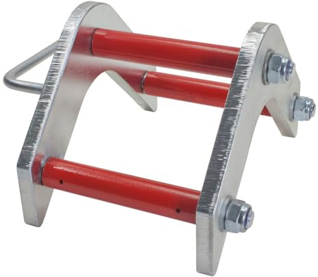 Dönges Kantenreiter, 50 kN (THW 3895T22309) Abmessung: 250 x 265 x 170 mm/Material: Stahl, verzinkt, Tragegriff, drei freilaufende Rollen, schützt das Seil und die Ecke vor Beschädigung