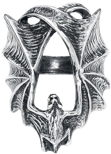 Alchemy Gothic Stealth Unisex Ring silberfarben M Hartzinn Breite: 12 mm Geschenke, Gothic, Rockwear