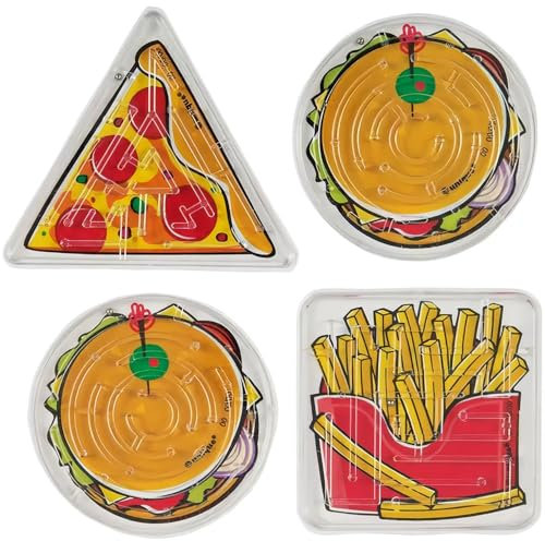 Partygeschenke - Kugellabyrinth-Spiele - Sortierte Tasche von 4