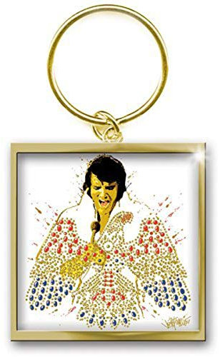 Elvis Presley King of Rock n Roll lizenzierter Schlüsselanhänger