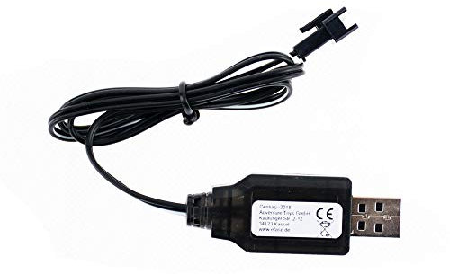 efaso 4,8V USB-Ladekabel - Passend für RC Akkus mit HBX Stecker - z.B. Double Eagle E635, E626, E351, E527, E562, E563, E564, E565, Subotech BG1502, BG1505, BG107, Amewi 28888, 22194, 22195, 22196