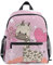 Kinderrucksack Mädchen Junge Kindergarten, Niedliche Cartoon Giraffe Lässig Mini Backpack Büchertasche mit Brustgurt