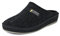 SCHAWOS Herren Filz Hausschuh 6030 mit Fußbett Feste Sohle rutschhemmend (Schwarz, 43 EU, Numeric_43)