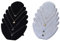 xutong 2 Stück Schmuckständer für Halsketten, Halskettenhalter mit 5 Schlitzen für Kette, zum Aufhängen von Halsketten, Schmuck, Organizer für Schmuck, Samt, (schwarz, grau)