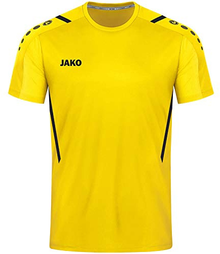 JAKO Kinder Trikot Challenge (Kurzarm), Citro/Schwarz, 140