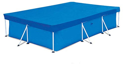 Gusengo – Lona rectangular para piscina, 300 x 200 cm, lona para piscina tubular, protección para piscina, cubierta piscina rectangular, protección suelo