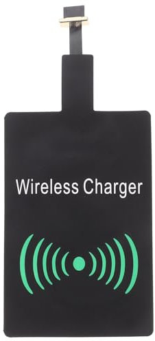 iplusmile Wireless Charging Receiver Adapter, Universal Wireless Charging Receiver, Super-Fast Wireless Charging Ultra-thin Charging Current Receiver Wireless Adapter Micro USB Port Module Patch