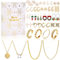 MJARTORIA Schneeflocke Schmuck Adventskalender 2024 Weihnachtskalender für Frauen Damen Weihnachten Countdown Adventskalender, mit 24 Überraschungen Weihnachten Geschenk