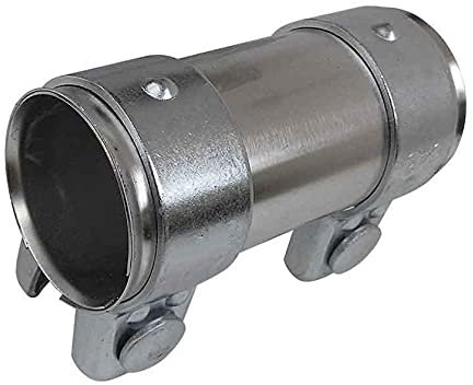 Exhaust Pipe Connector - 36mm to 40mm x 90mm - Heavy Duty Sleeve Tube Clamp Joint.