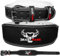 BEAST RAGE Gewichthebergürtel, Leder, strapazierfähig, Fitnessstudio, Bodybuilding, Workout, Training, Gewichthebergürtel, 10 verstellbare Löcher, 10,2 cm, gepolsterte (Schwarz, XXL)