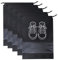 PLABBDPL Sacchetti Portascarpe 5 Pezzi Sacchetti Calzature Sacchetti Scarpe Viaggio Impermeabile e Antipolvere,Scarpe Non Tessuto con Finestrella Trasparente,per Stivali e Scarpe Tacco Alto,Uomo Donna