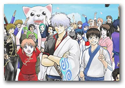 Ninainai Cartoon-Poster, Anime, Gintama, Bilddruck, Leinwand, Poster, Wandfarbe, Kunst, Poster, Dekoration, moderne Heimkunstwerke, 30 x 45 cm