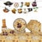 Vaisselle Pirate,Vaisselle Carton Pirate,Vaisselle Pirate Anniversaire,Kit de Pirate Vaisselle D'anniversaire,Vaisselle Pirate Anniversaire Garcon,Nappe Assiette Tasse Serviette Papier.