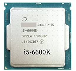 componentes informaticos Core I5-6600K I5 6600K 3.5 GHz Quad-Core Quad-Thread CPU Processor 6M 91W LGA 1151 Precisión de fabricación