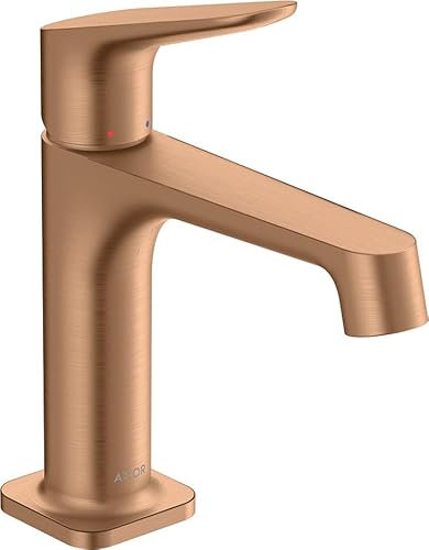 hansgrohe AXOR Citterio M Einhebel Waschtischmischer ohne Ablaufgarnitur, 34017140, Farbe: Brushed Bronze