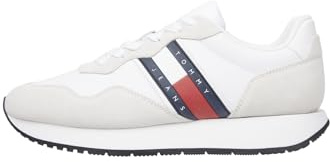 Tommy Jeans Herren Runner Sneaker Modern Sportschuhe, Weiß (White), 42