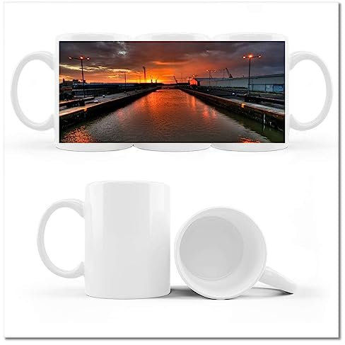 Kaffee Tee Tasse Tasse mit Foto Port of Rumpf