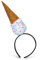 Dress Up America Stirnband In Form Einer Eistüte – Partyhut Mit Eiscreme – Stirnband Als Kostümparty-Accessoire