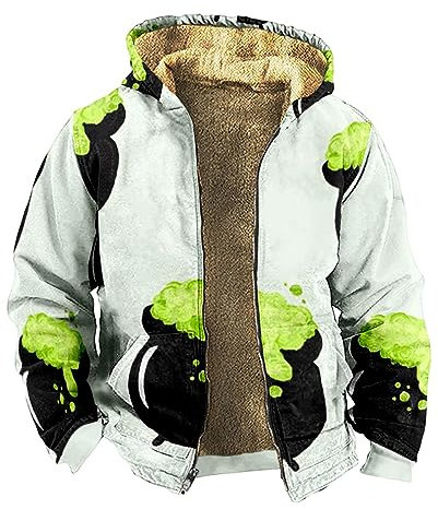 KONG JIMFAN Sweatjacke Herren Regenjacke Regenjacke 4xl Übergangsjacke Camouflage Jacke Jacket Men Kapuzenpullover Fahrrad Regenjacke Herren Wasserdicht Atmungsaktiv Regenjacke Test(White,3XL)