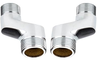 BiaoTeng Adaptador Para Grifo De Bañera en pared Excentricas Grifo Cocina Latón 2 adaptadores Adaptador Mezclador Ducha, B