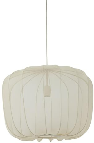 Light & Living Hängeleuchte Plumeria - Sand - Ø60cm - Rund - Textilien - Hängelampe & Pendellampe - Lampe Wohnzimmer & Schlafzimmer - Pendelleuchte Esstisch